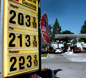 Gas prices are displayed at a gas station in Palo Alto, Calif., Wednesday, March 29, 2000. California oil companies are adding to motorists' misery at the pump by making excessive profits on gasoline, Attorney General Bill Lockyer says. He suggested Tuesday that lawmakers approve an excess profits tax combined with a corresponding cut in the gasoline sales tax to ease California prices, which are running about 19 cents more per gallon than those in the rest of the country. (AP Photo/Paul Sakuma) (Associated Press)