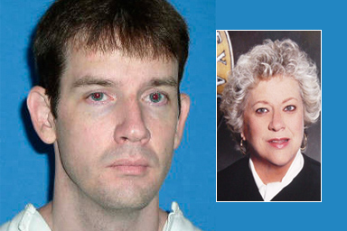 Charles Dean Hood, inset: Judge Verla Sue Holland