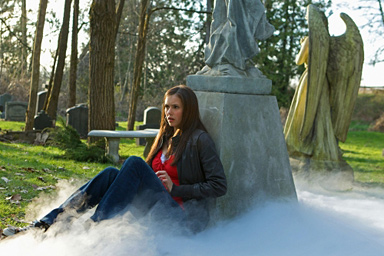 Nina Dobrev in "The Vampire Diaries."