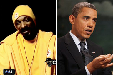 Snoop Dogg and President Obama