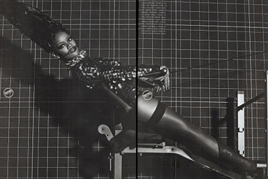 Rihanna poses in Italian Vogue.