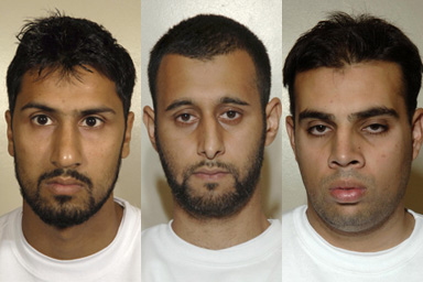 L-R: Abdulla Ahmed Ali, Tanvir Hussain and Assad Sarwar