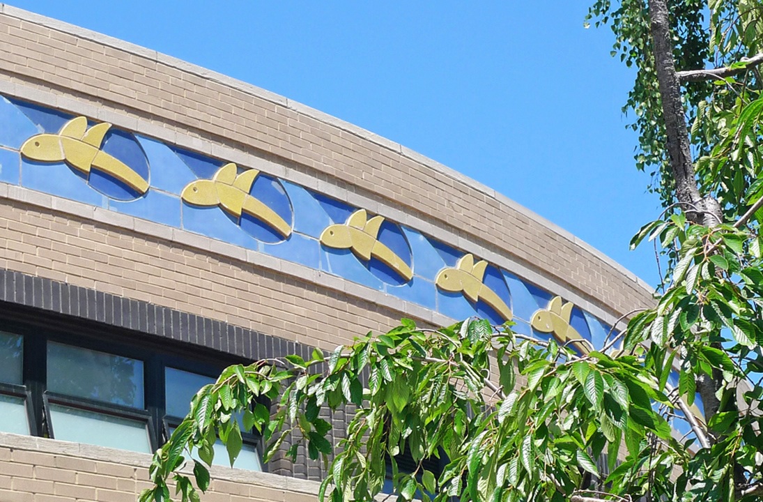 A detail from the Marine Air Terminal at LaGuardia Airport.