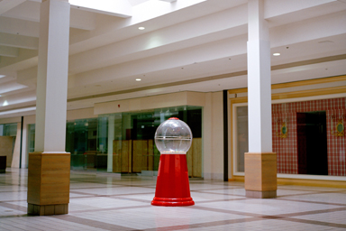 The interior of the Summit Place Mall, classified as a dead mall, is seen on the outskirts of Pontiac, Mich.