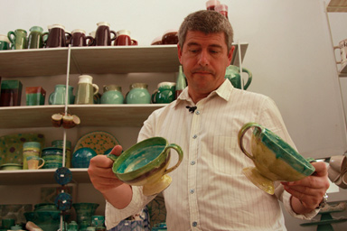 Keith Johnson, buyer-at-large for Anthropologie, in Argentina, on "Man Shops Globe: Argentina"