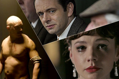 Stills from "Bronson", "Damned United" and "An Education"