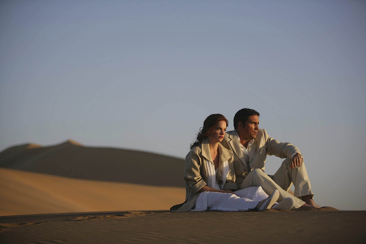 Ruth Wilson and Jim Caviezel in AMC's "The Prisoner."