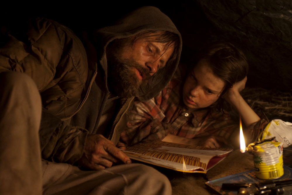 Viggo Mortensen and Kodi Smit-McPhee in "The Road."
