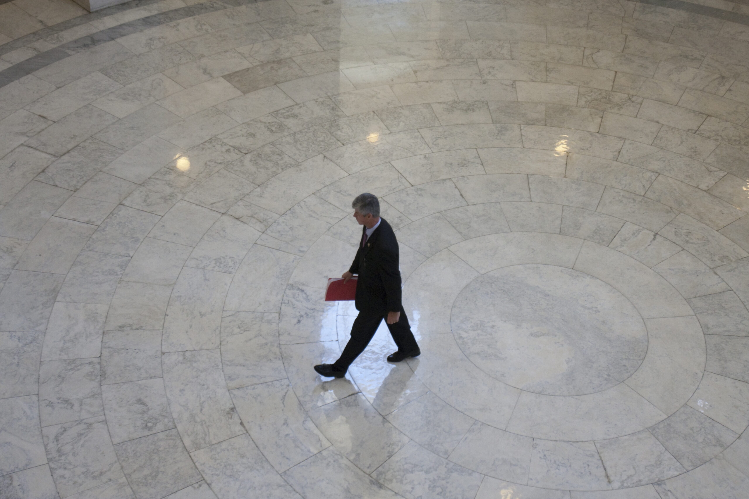 Rep. Bart Stupak, D-Mich., arrives for a meeting on pending health care legislation on Capitol Hill in Washington, Saturday, Nov. 7, 2009. (AP Photo/Harry Hamburg) (Associated Press)