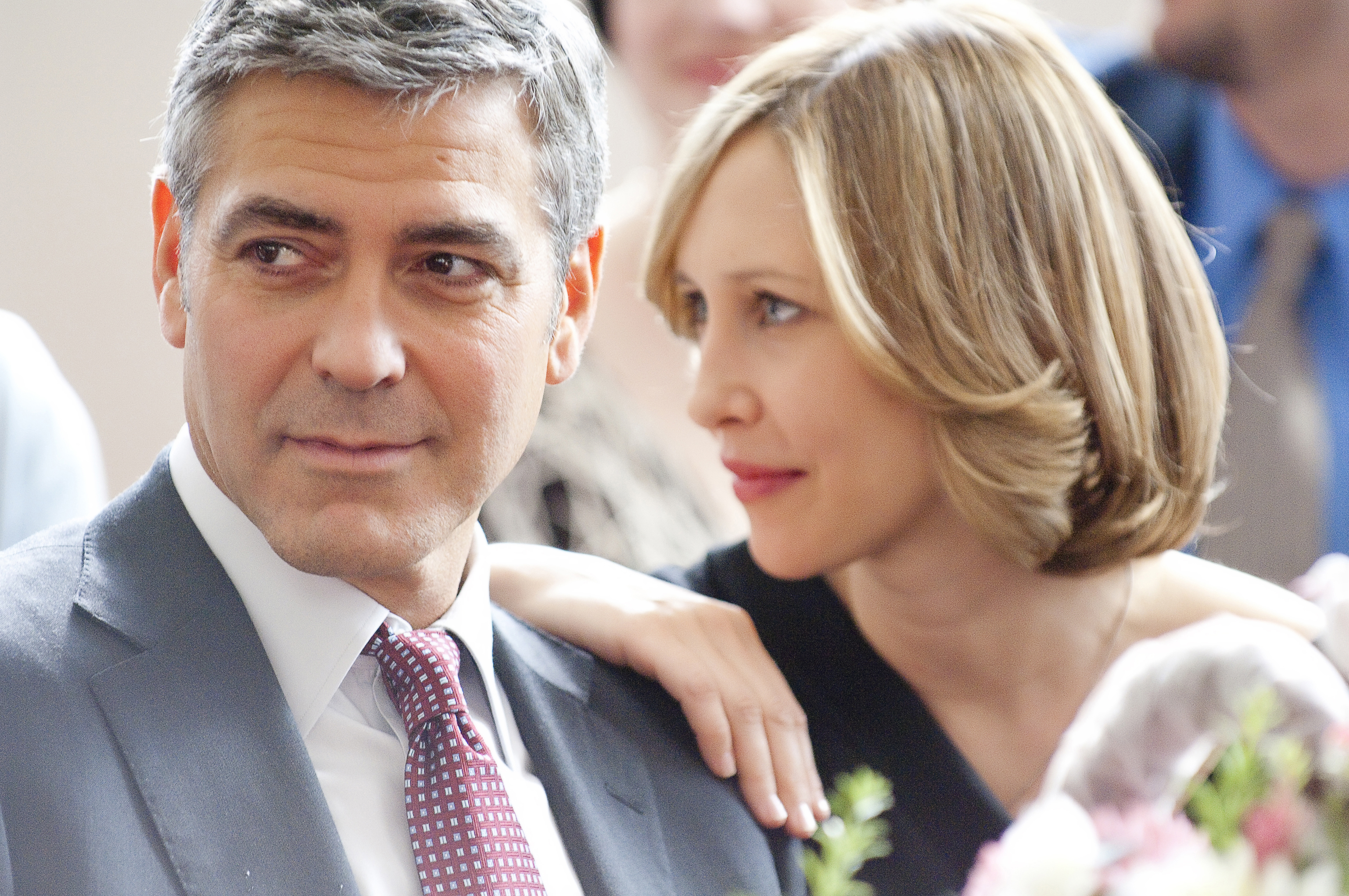 George Clooney and Vera Farmiga in "Up in the Air." (Photography By: Dale Robinette)