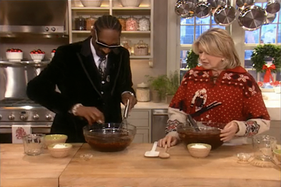 Snoop Dogg and Martha Stewart