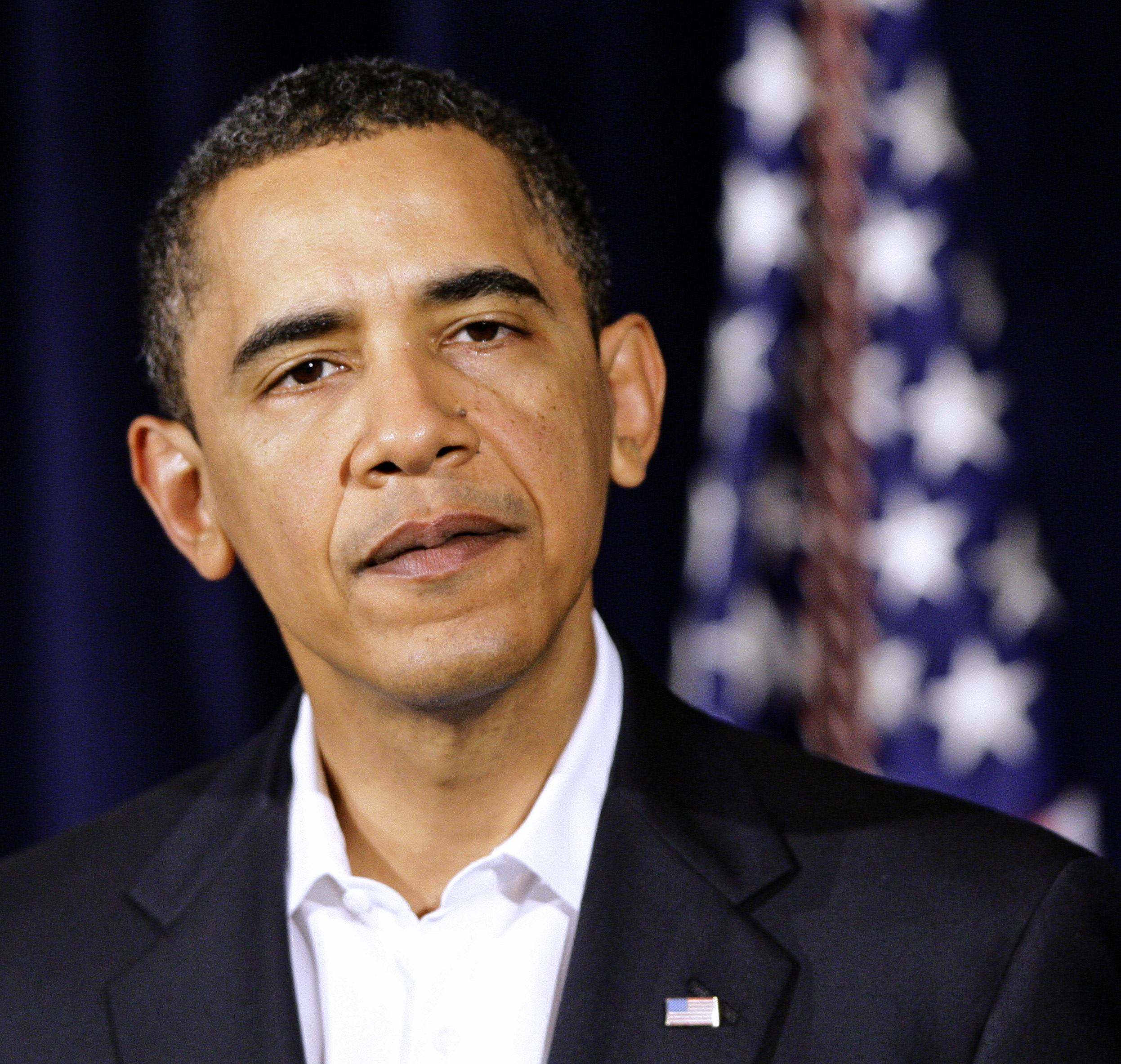 President Barack Obama speaks to the media about the recent air travel incident, Monday, Dec. 28, 2009, at the Marine Corps Base Hawaii at Kaneohe Bay, Hawaii. (AP Photo/Alex Brandon) (Associated Press)