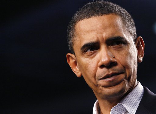President Barack Obama holds a town hall style meeting at Lorain County Community College in Elyria, Ohio, Friday, Jan. 22, 2010. President Barack Obama is seeking to reassure voters that he is determined to create jobs while protecting an architect of the banking bailout who has angered voters but may have helped prevent a financial collapse (AP Photo/Charles Dharapak) (AP)
