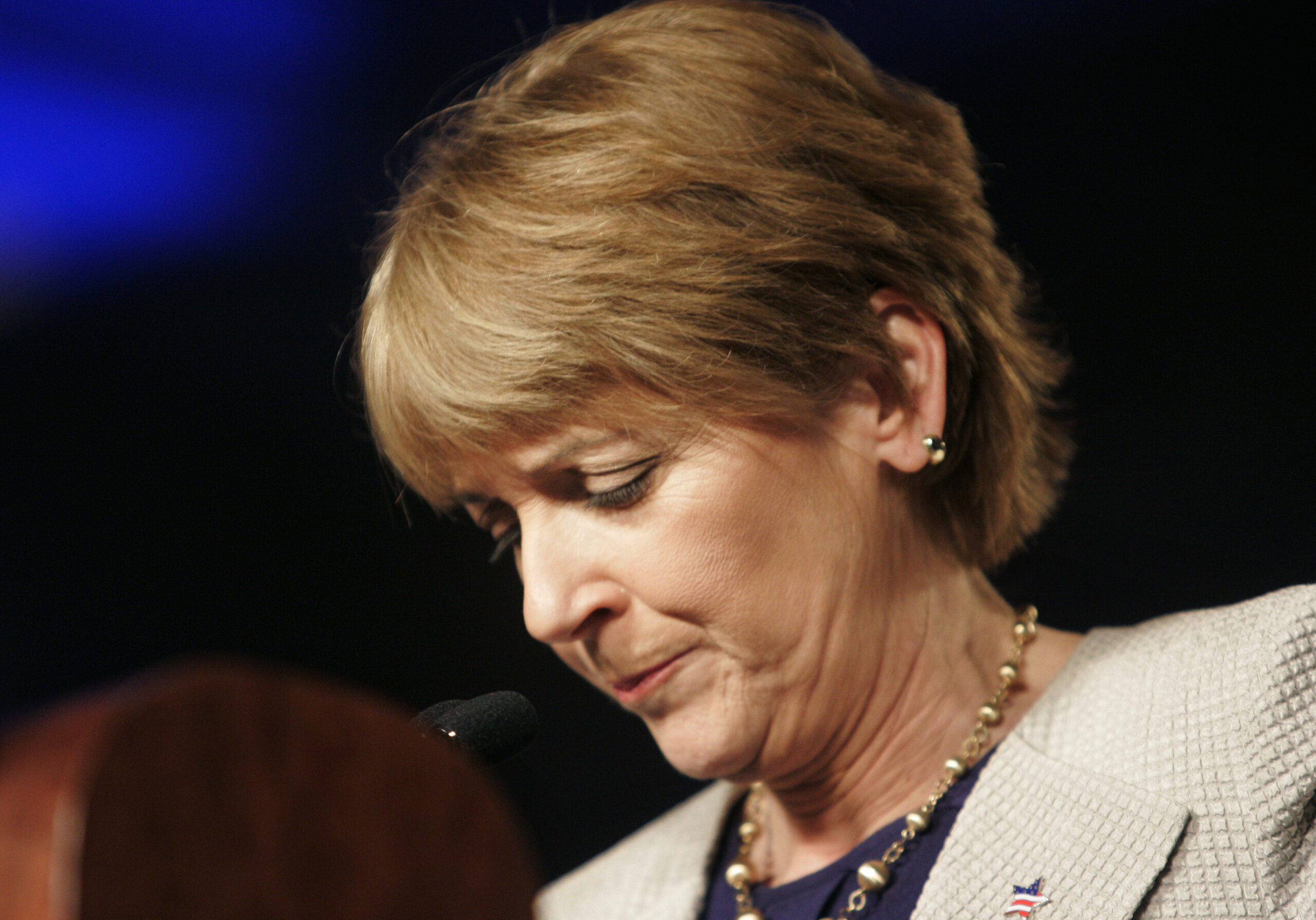 Democrat candidate, Massachusetts Attorney General Martha Coakley concedes after losing a special election in Boston, Tuesday, Jan. 19, 2010, held to fill the U.S. Senate seat left vacant by the death of Sen. Edward Kennedy.  Massachusetts State. Sen. Scott Brown, R-Wrentham, was elected defeating Coakley and Joseph L. Kennedy, a Libertarian running as an independent and not related to the late Sen. Kennedy. (AP Photo/Steven Senne) (Steven Senne)