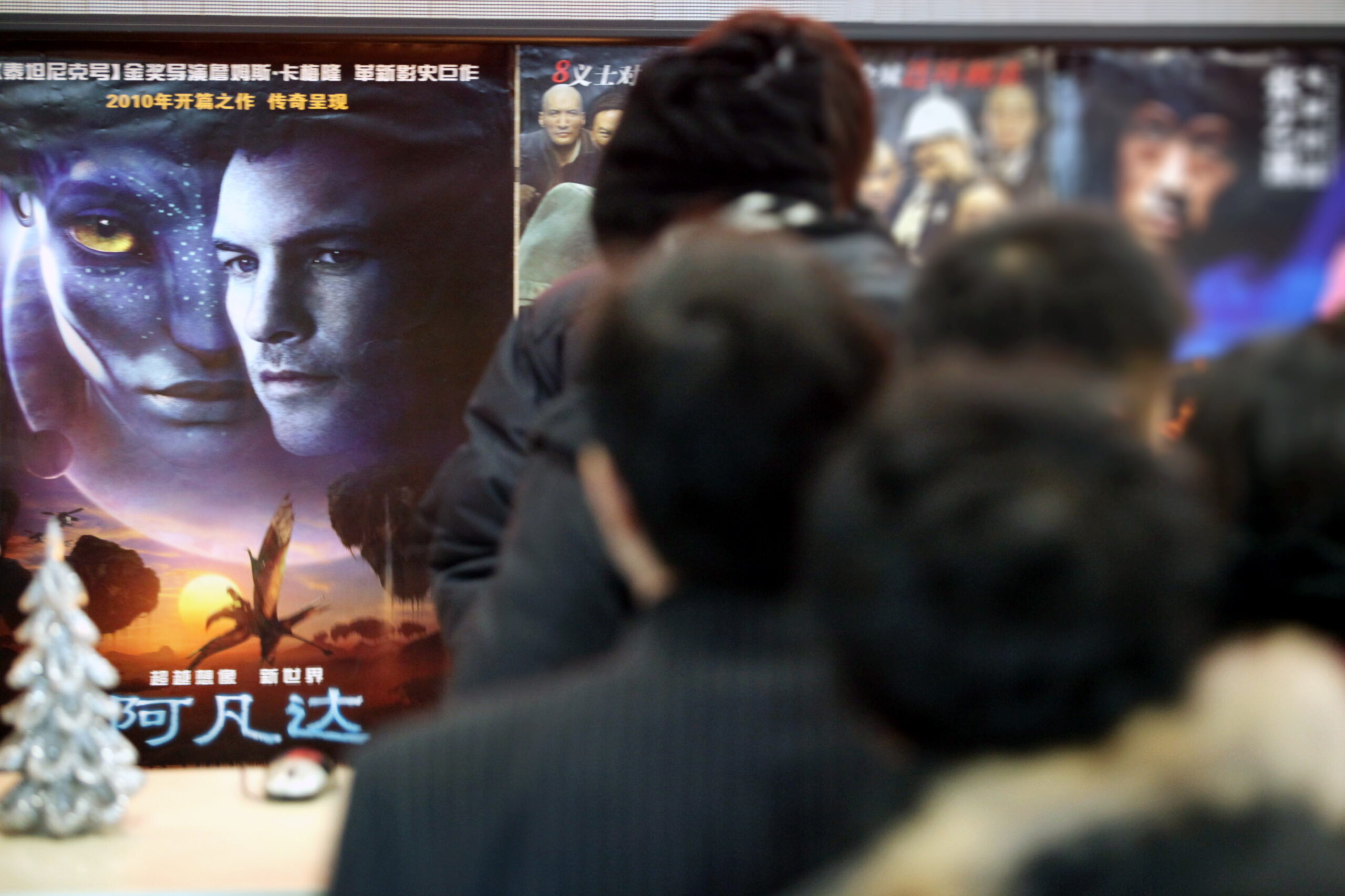 Local residents queue up to buy tickets for the movie, Avatar, at a cinema in Shanghai, China, January 6, 2010.

James Camerons Avatar is already one of the top-grossing movies of all time, and it just now opened in the worlds most populous country, China, where it set a record as most successful opening in the countrys history. In its opening day Monday in China, the 3-D sci-fi epic took in 33.03 million yuan (US$4.8 million).(Imaginechina via AP Images) (Qi Yunfeng - Imaginechina)