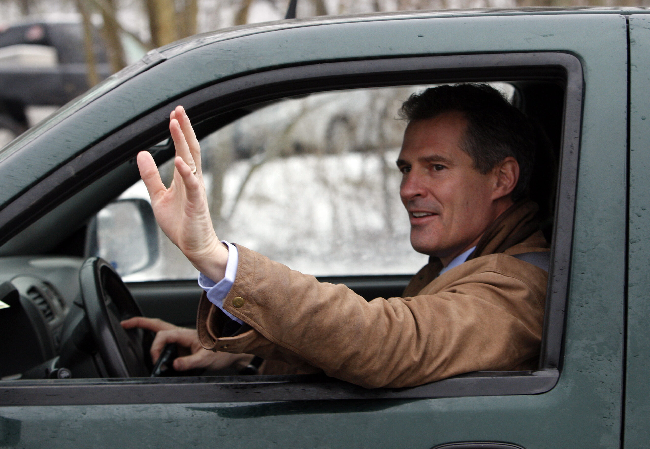 Massachusetts State Senator Scott Brown, R-Wrentham, votes in Wrentham, Mass., Tuesday, Jan. 19, 2010. Brown is running against Democrat Martha Coakley in a special election to fill the U.S. Senate seat left empty by the death of Sen. Edward M. Kennedy, D-Mass. (AP Photo/Robert F. Bukaty) (Robert F. Bukaty)