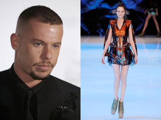 Alexander McQueen and a Spring 2010 creation