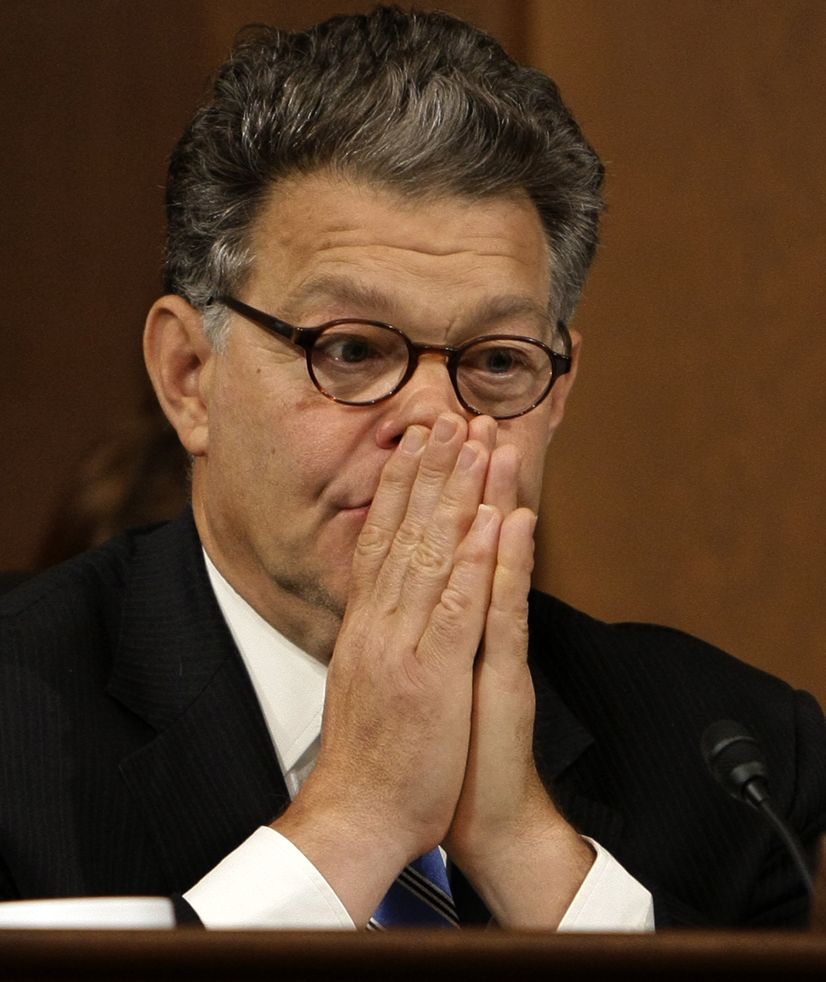 Sen. Al Franken, D-Minn., listens to testimony by Supreme Court nominee Sonia Sotomayor on the final day of her confirmation hearings, on Capitol Hill in Washington, Thursday, July 16, 2009. (AP Photo/J. Scott Applewhite) (Associated Press)