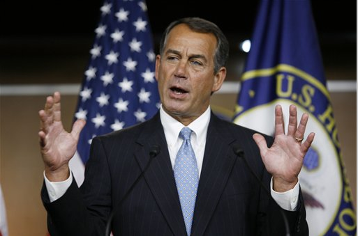 House Minority Leader John Boehner of Ohio speaks during a news conference on Capitol Hill in Washington, Thursday, Jan. 21, 2010.