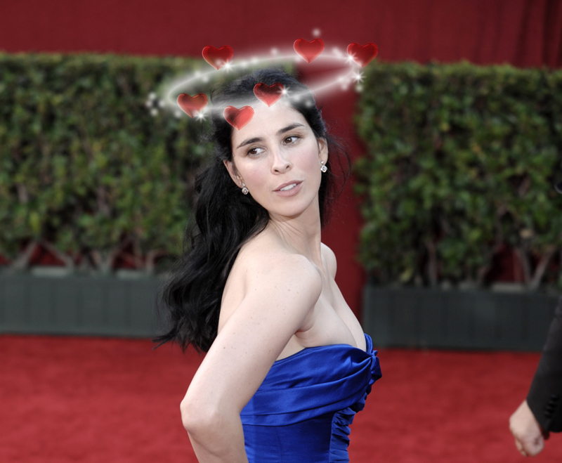 Sarah Silverman arrives at the 61st Primetime Emmy Awards on Sunday, Sept. 20, 2009, in Los Angeles. (AP Photo/Chris Pizzello) (Chris Pizzello)