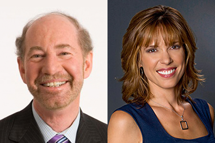 Tony Kornheiser and Hannah Storm