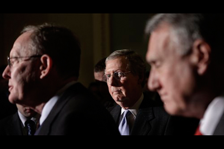Sens. Lamar Alexander, R-Tenn., Mitch McConnell, R-Ky., and Jon Kyl, R-Ariz.