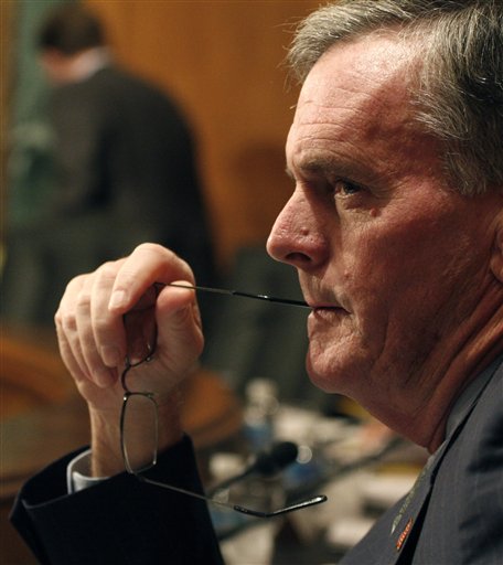 FILE - In this Sept. 29, 2009, file photo, the Senate Banking Committee Republican Sen. Judd Gregg, R-N.H. is seen on Capitol Hill in Washington. Unlike some of his lame-duck colleagues, Gregg isn't disillusioned with Congress. Bipartisanship isn't dead, he says, and neither is health care reform.(AP Photo/Harry Hamburg, File) (AP)
