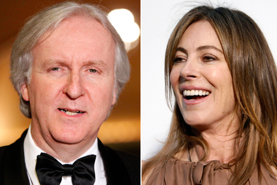 James Cameron and Kathryn Bigelow