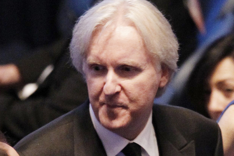 James Cameron at the Academy Awards ceremony on Sunday.