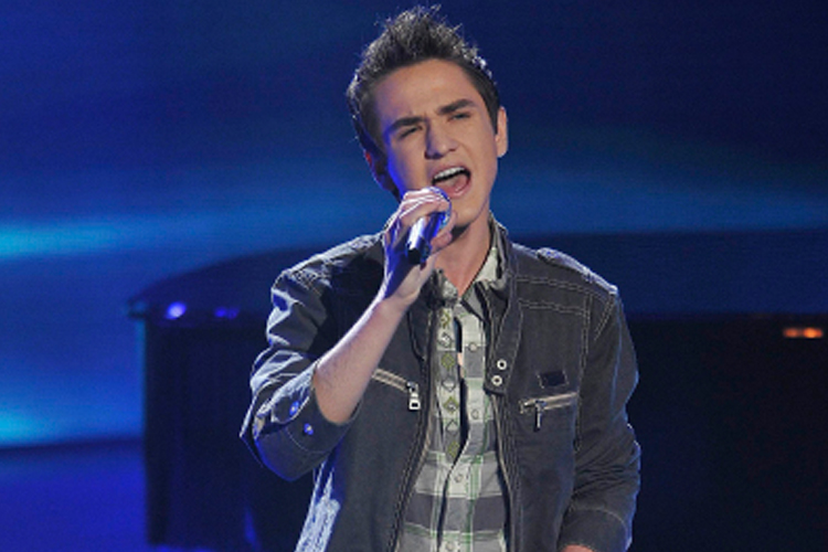 Aaron Kelly on Tuesday night's "American Idol."
