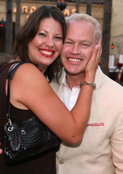 LOS ANGELES, CA - AUGUST 18:  Actor Neal McDonough (r) and wife Ruve Robertson arrive at the premiere of Overture Films' "Traitor" held at the Egyptian Theatre on August 18, 2008 in Los Angeles, California.  (Photo by Frazer Harrison/Getty Images for Overture) (Frazer Harrison)