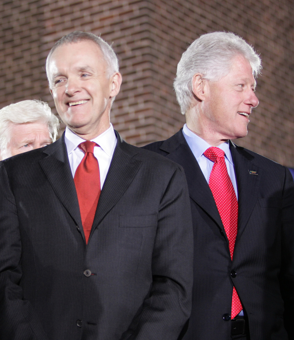 Former Sen. Bob Kerrey and former President Bill Clinton in 2006