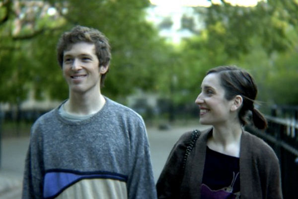 Daryl Wein and Zoe Lister-Jones in "Breaking Upwards."