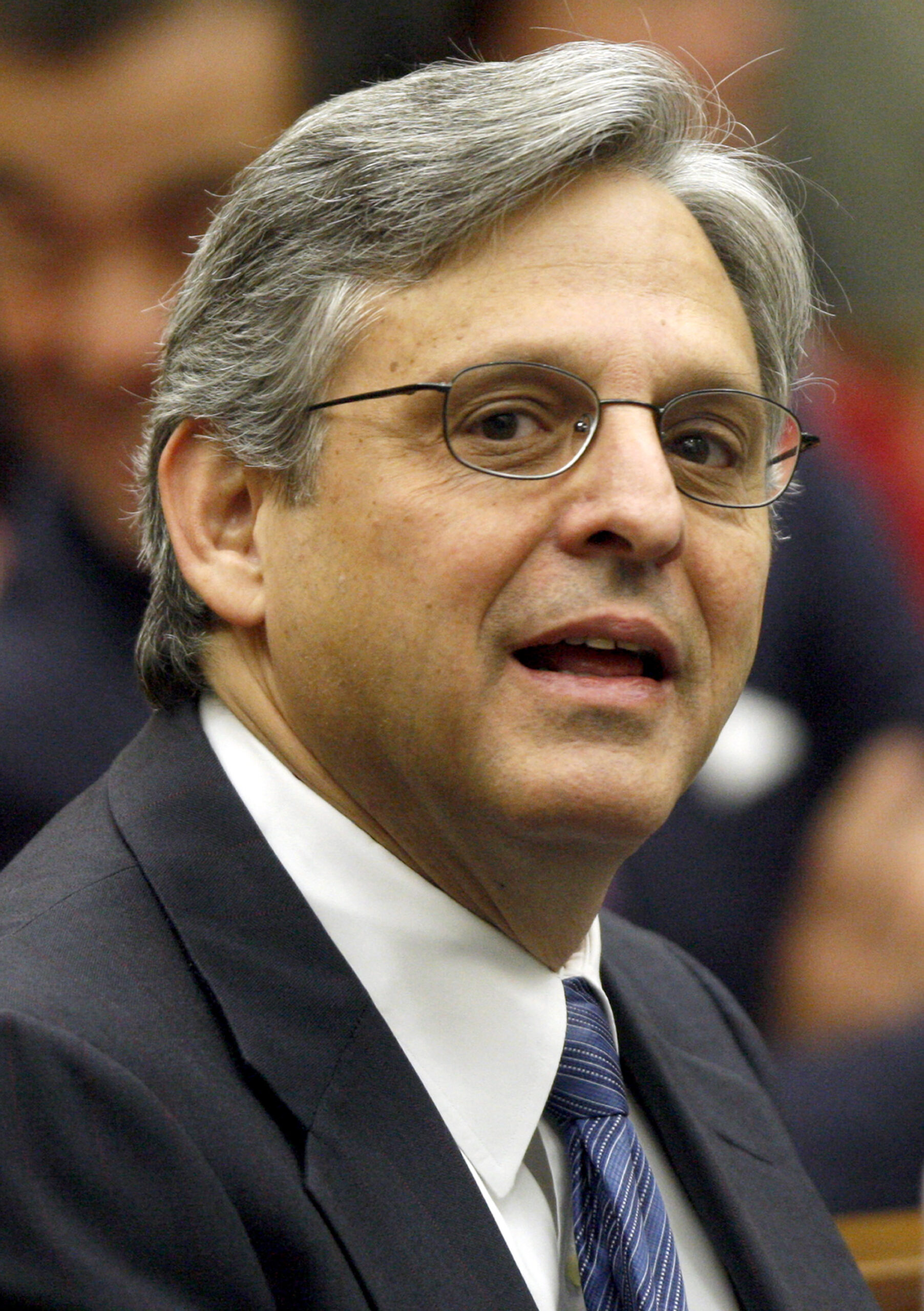 FILE - In this May 1, 2008 file photo, Judge Merrick B. Garland, U.S. Court of Appeals for the District of Columbia Circuit, is pictured before the start of a ceremony at the federal courthouse in Washington.  Two experienced federal judges and the Obama administration's top Supreme Court lawyer are widely considered the leading candidates for the next high court opening in the event Justice John Paul Stevens retires.  (AP Photo/Charles Dharapak, File) (Associated Press)