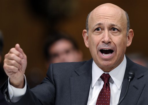 Goldman Sachs chairman and chief executive officer Lloyd Blankfein. (AP/Susan Walsh)