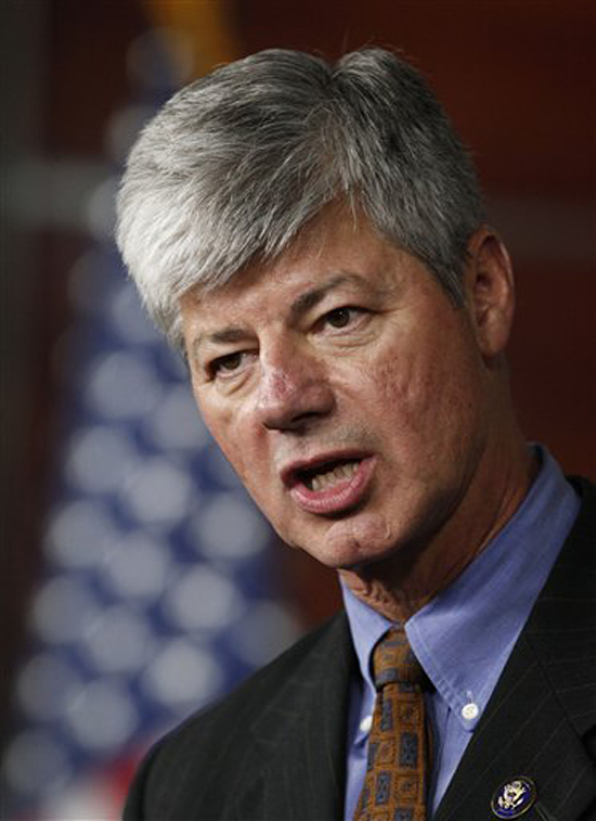 Reps. Bart Stupak, D-Mich., speaks about health care and NAFTA during a news conference on Capitol Hill in Washington, Thursday, March 4, 2010.   (AP  Photo/Manuel Balce Ceneta) (Manuel Balce Ceneta)