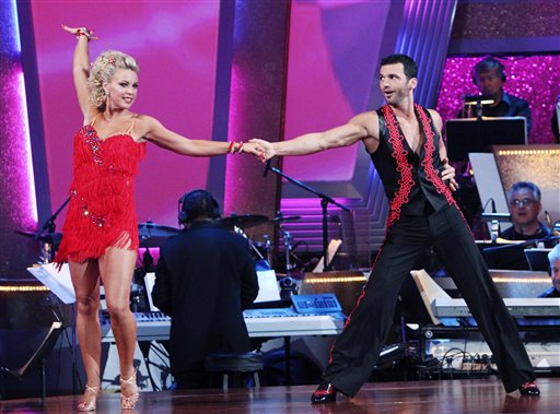 In this image released by ABC, Kate Gosselin , left, and her partner Tony Dovolani perform on  "Dancing with the Stars," on Monday, March 29, 2010 in Los Angeles. (AP Photo/ABC, Adam Larkey) (AP)