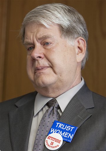 FILE - This June 2, 2009, file photo shows Nebraska abortion provider Dr. LeRoy Carhart at a news conference in his Bellevue, Neb., office. A determined group of state lawmakers is pushing legislation that would make Nebraska the first state to limit so-called late-term abortions based on the belief that a fetus feels pain during the procedure. If the Nebraska bill becomes law, it is expected to ignite a court challenge that could reach the U.S. Supreme Court _ where Cahart has twice gone to challenge laws restricting abortions.(AP Photo/Nati Harnik, File) (AP)