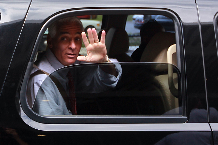 Florida Gov. Charlie Crist on April 16 in North Miami.