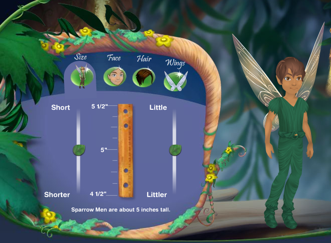 Slate, the new male fairy in Pixie Hollow.
