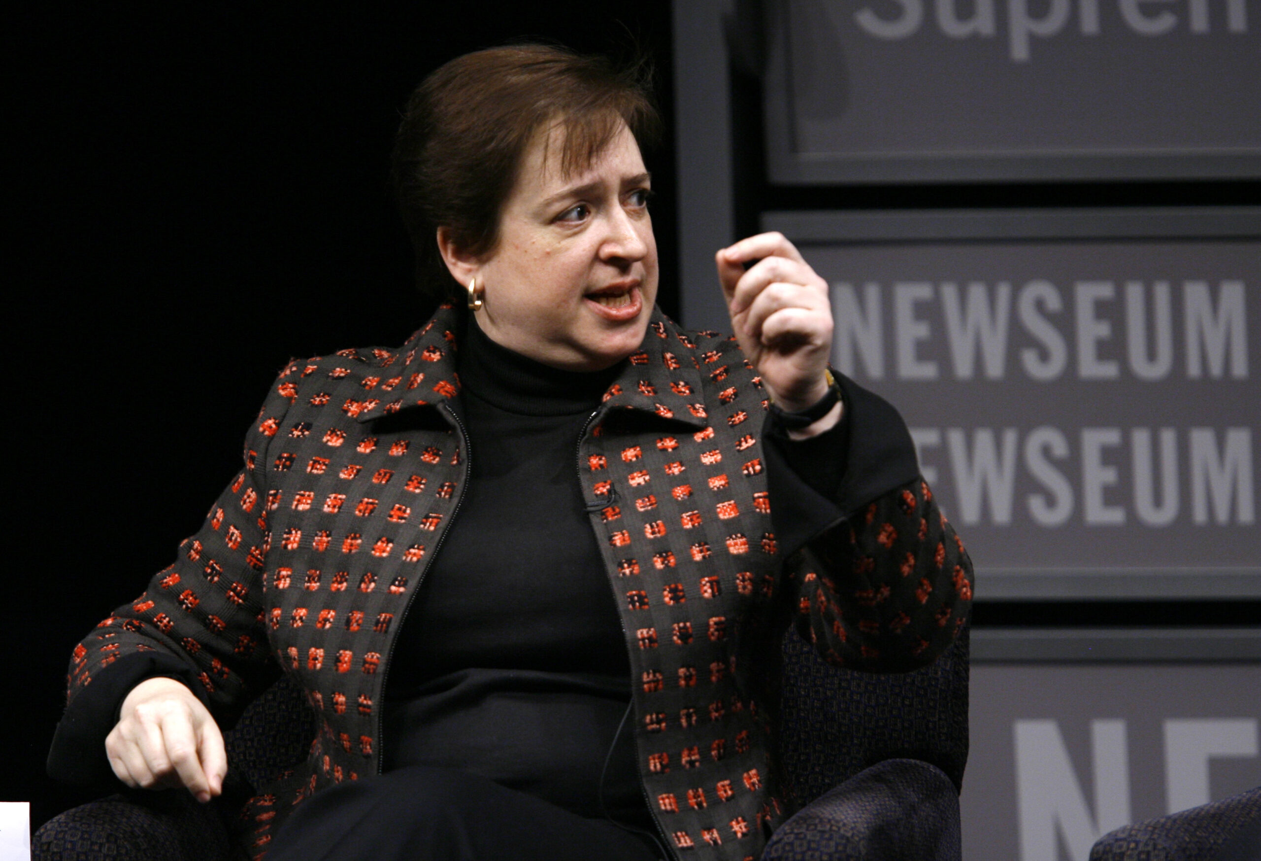 U.S. Solicitor General Elena Kagan speaks during a panel about Women Advocates of the Supreme Court Bar, Thursday, Jan. 28,2010, at the Newseum in Washington. (AP Photo/Jose Luis Magana) (Associated Press)