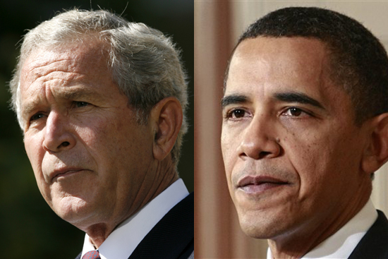 U.S.  President George W. Bush speaks about the economy in the Rose Garden of the White House in Washington September 15, 2008. REUTERS/Kevin Lamarque   (UNITED STATES) (Â© Kevin Lamarque / Reuters)