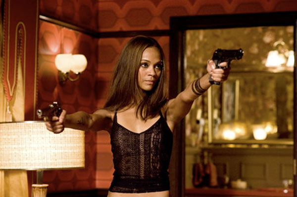 Zoe Saldana in "The Losers."