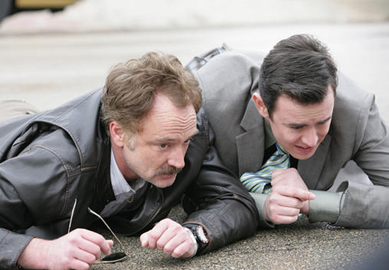 Bradley Whitford and Colin Hanks in "The Good Guys."