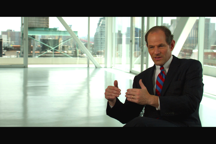 Eliot Spitzer in "Inside Job"