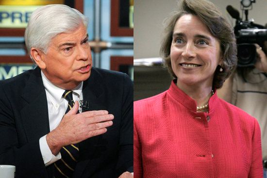 In this provided by NBC Sunday, April 25, 2010, Sen. Chris Dodd, D-Conn., appears on "Meet the Press" in Washington, Sunday, April 25, 2010.  Dodd, chairman of the Senate Banking, Housing and Urban Affairs Committee, who drafted the financial overhaul bill, said he hoped at least one or two Republicans would vote Monday with Democrats on beginning debate on the bill. He said he held out hope a deal could be struck in the coming days. (AP Photo/Meet the Press, William B. Plowman) MANDATORY CREDIT: MEET THE PRESS. NO SALES. NO ARCHIVES (William B. Plowman)