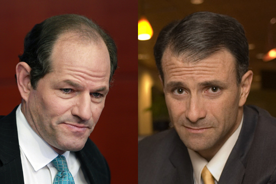 Former New York governor Eliot Spitzer speaks at the Reuters Global Financial Regulation Summit 2010 in New York April 28, 2010. REUTERS/Brendan McDermid (UNITED STATES - Tags: BUSINESS HEADSHOT) (Â© Brendan Mcdermid / Reuters)