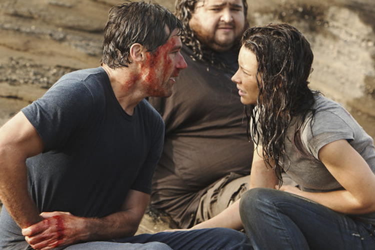Matthew Fox, Jorge Garcia and Evangeline Lilly from "Lost"