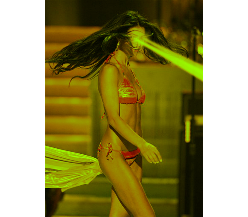 Miss Michigan Rima Fakih competes in bathing suit portion of the Miss USA 2010 pageant, Sunday, May 16, 2010 in Las Vegas. Fakih was later crowned Miss USA 2010.  (AP Photo/Isaac Brekken) (Isaac Brekken)