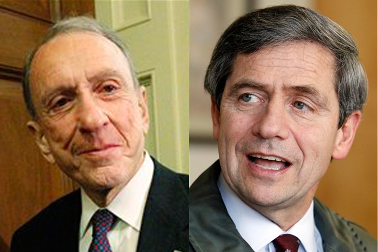 Arlen Specter and Joe Sestak.